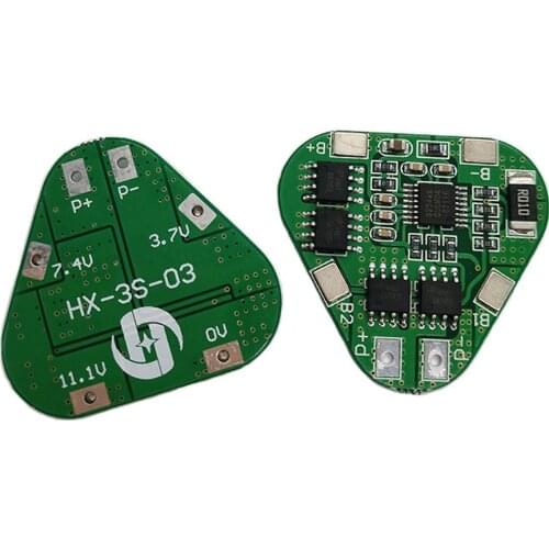 3S 8A 12V 18650 Lithium Battery Protection Board 11.1V 12.6V overcharge over-discharge protect 3 Cell Pack Li-ion BMS PCM new