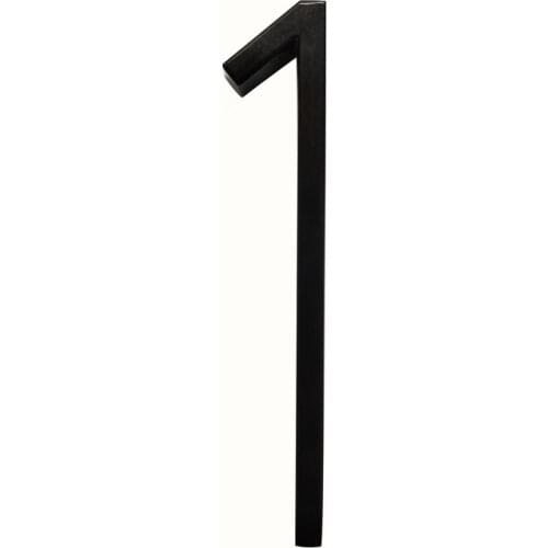 12cm Big 3D Modern House Number Door Home Address Numbers for House Number Digital Door Outdoor Sign Plates 5 Inch. #0-9 Black