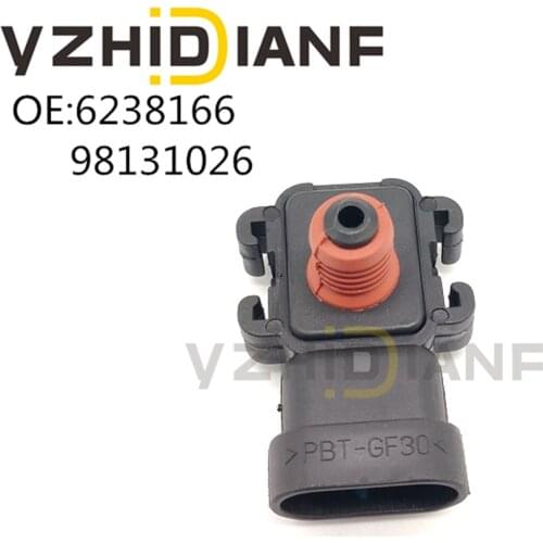 1x MAP Pressure Sensor For Vauxha-ll Ope-l Astr-a Comb-o II Cors-a III C 1.7 DI DTI 6238166 98131026 97180655 1247049 16235939