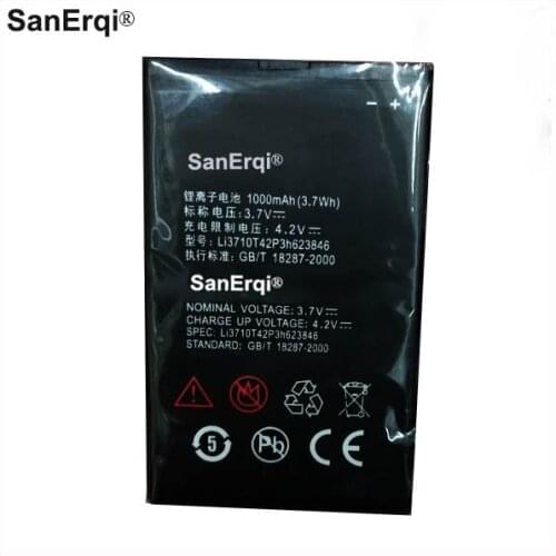 10pcs 3.8V batteries Rechargeable Li-ion Li-polymer Built-in lithium polymer battery for Li3710T42P3H623846 U288 1000mAh