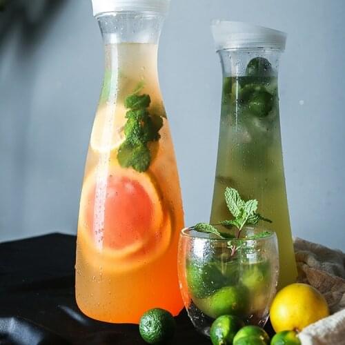 Acrylic cold water bottle plastic water bottle juice bottle transparent drink pot