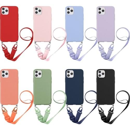 For iPhone 13 12 Pro Max Mini Crossbody Cord Chain Case For iPhone 11 Pro XS MAX X XR SE 2020 7 8 6 6S 5 5S SE Plus Necklace Bag