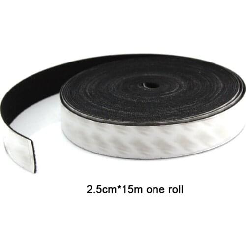 Black Self adhesive Window Guide Tape Hard Card Squeegee Felt Tape For Vinyl Squeegee Edge Replacement 15meter Length MO-20B