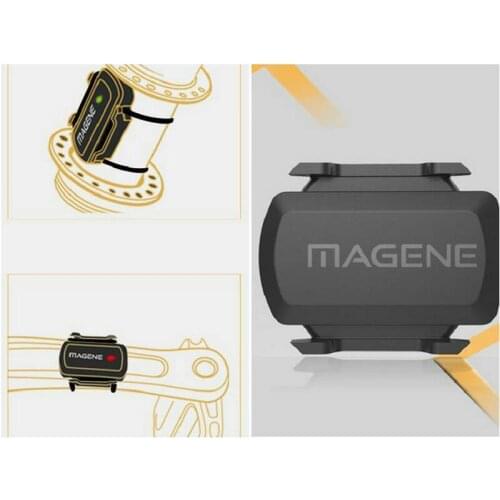 Mountain bike ANT+ Bluetooth dual-mode wireless pedaling speed sensor 2 in 1 for GARMIN/Bryton/igpsport bicycle computer