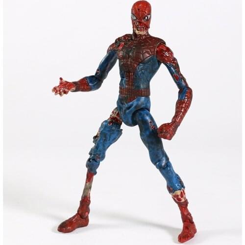 Zombie Captain America Spiderman Model Figurals Brinquedos Action Figure