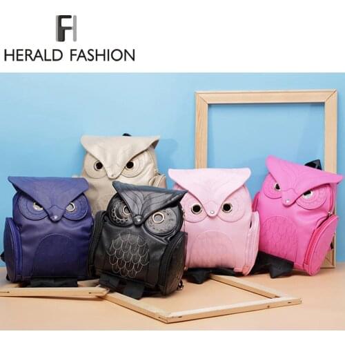FH HERALD FASHION Women's Black Backpacks