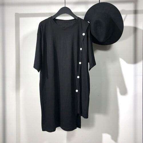 Owen seak Men T Shirt Cotton Mens Clothing Hip Hop Tops Tees High Street Summer Male Solid OverSized Sweetwear Long T Shirt