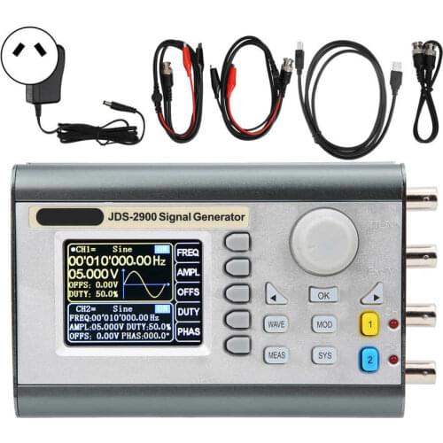 JDS2900-50M Dual Channel DDS Function Generator Arbitrary Waveform Signal Generator Frequency Meter AC100-240V