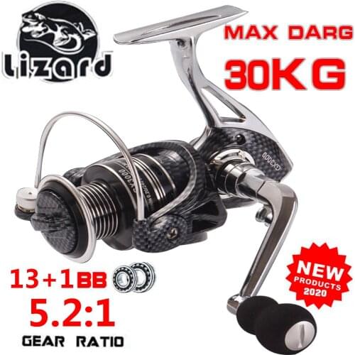 Lizard ALL Metal Fishing Reel Sea fishing shot Casting carp salt water surf Spinning Reels Feeder carp fishing