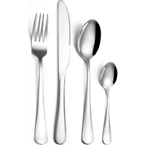 Stainless Steel Cutlery Set Silverware Set столовые приборы набор для дома Home Hotel Restaurant Table Knife Spoon Fork Set