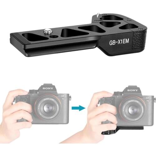 Neewer Metal Bracket Hand Grip Suitable for Sony A9 A7MIII a7RIII a7RII a7II a7SII Mirrorless Cameras, Arca Swiss Compatible