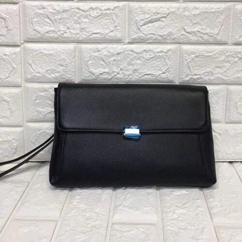 2019 new mens handbag Genuine leather hand bag first layer leather male clutch bag casual mens business bag soft leather purse