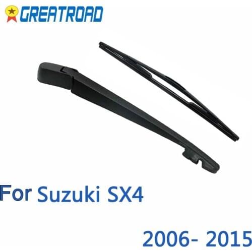 Wiper 10" Rear Wiper Blade & Arm Set Kit For Suzuki SX4 2006- 2015 2013 2014 2015 2016 2017 Windshield Windscreen Rear Window