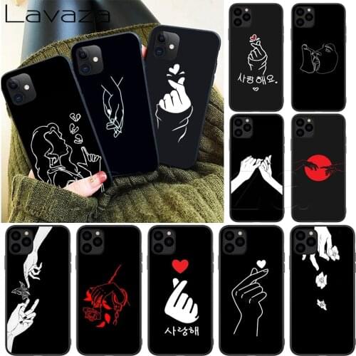 Lavaza Minimalist style series lines Silicone Soft Case for iPhone 12 Mini 11 Pro XS Max XR X 8 7 6 6S Plus 5 5S SE