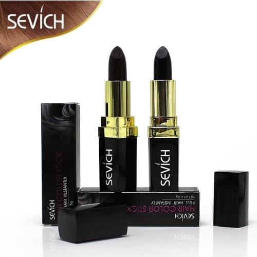 Sevich Hair Product Loss Hair Long-Lasting Black Brown Temporary Hair Dye Cream Color Pen Makeup Stick Repair Hairline