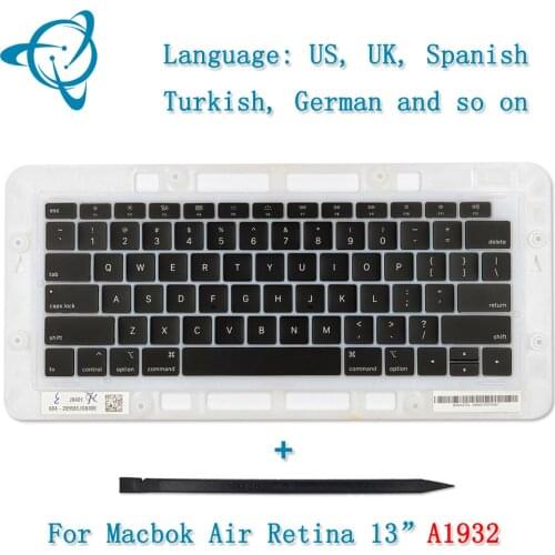 Shenyan A1932 Keyboard keys keycap for Macbook Air 13.3 laptop key cap Brand New 2018