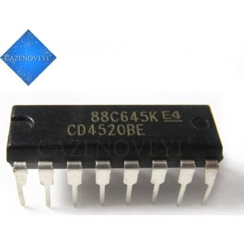 1pcs/lot CD4520BE CD4520 DIP-16 In Stock