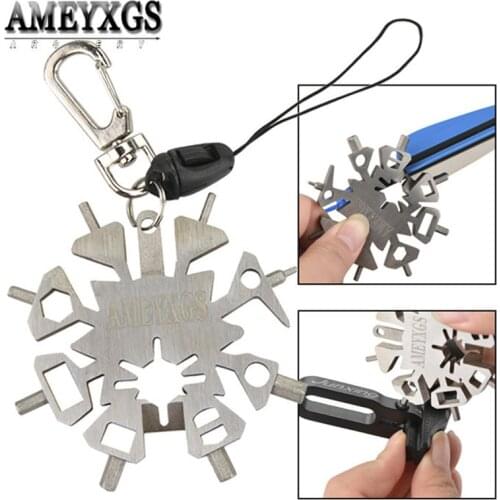 1pc Multifunction Hex Wrench 21 In 1 Repair Wrench Arrow Feathers Seraper For Outdoor Hunting Camping Sports Archery Accessories