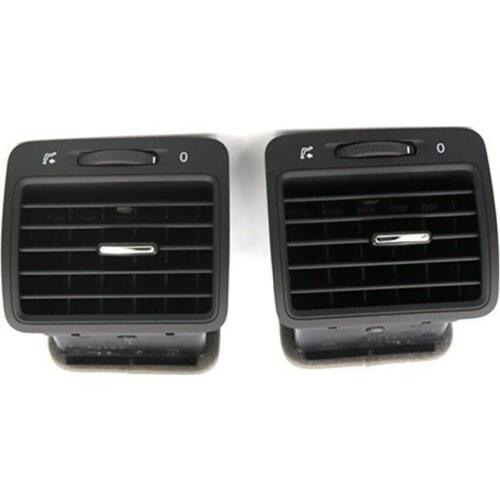 2pcs Black Front Dashboard Left & Right Air Outlet Vent For Golf GTI 5 Jetta MK5 Rabbit 1KD 819 703 1K0 819 704 1K0819703