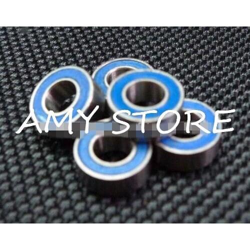 [4 PCS] MR105-2RS (5x10x4 mm) Rubber Sealed Ball Bearing (Blue) MR105RS