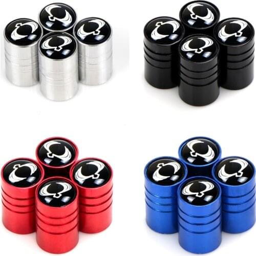 4pcs New Colorful Car Wheel Tire Valves cover Tyre Air Caps case For Ssangyong kyron rexton korando actyon Auto Accessories