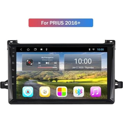 6G+128G Android System Car GPS Nagavition forTOYOTA PRIUS 2016- Car Radio Stereo With Wifi 4G AHD DSP IPS CARPLAY