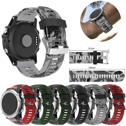 Amry Green Replacement Silicagel Soft Band Strap For Garmin Fenix 3 GPS Watch Sport Replace Strap for Garmin Fenix3 HR/ Fenix 5X