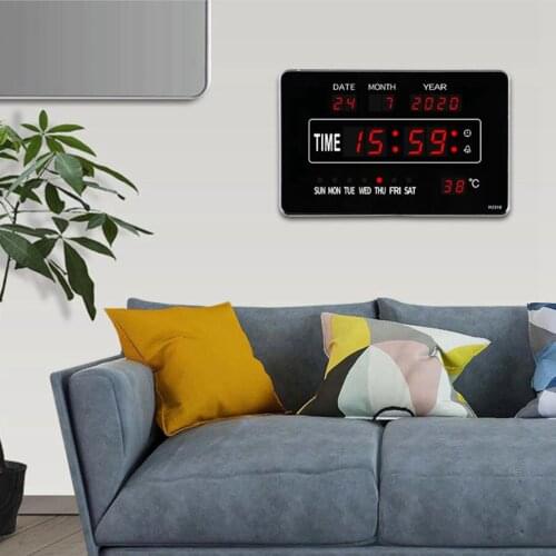 USB Digital LED Alarm Clock Bedside Table Clock for Bedroom Living Room Kids Room Decoration