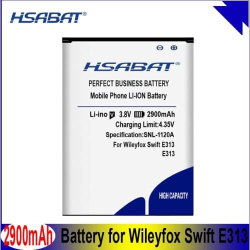 HSABAT E313 2900mAh Battery For Wileyfox Swift E313 Battery For micromax Canvas Xpress 2 Batteries