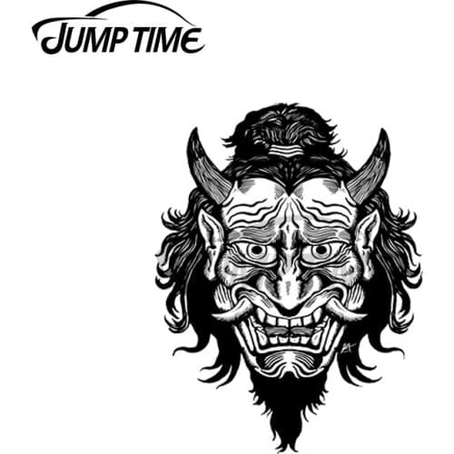 JumpTime 13 x 3.9cm For Oni the Lonely Funny Car Stickers Sunscreen Waterproof Auto Windows Bumper Car Door Protector