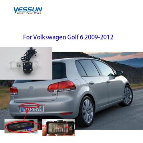 Yessun Rear View Camera For Volkswagen Golf 6 2009-2012 GOFL GTI Cabriolet MK6 5K HD camera license plate camera