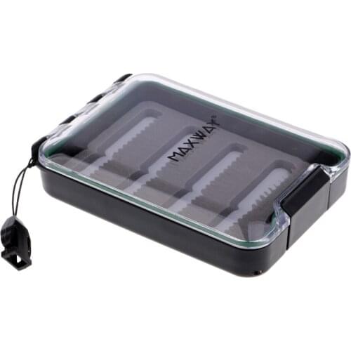 Waterprooof Multiple Compartments Fly Fishing Tackle Box Spoon Hook Bait Box
