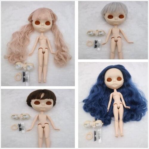 DIY customization accessories 1/6 Blyth doll with jointed body hair scalp and eye mech