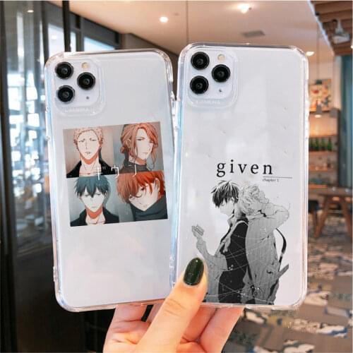 Soft Cover Shell Phone Case for IPhone 12 11 Pro Max 8 7 6 Plus XR X XS MAX Japan Given Anime Fitted Music Gay Back Funda Coque