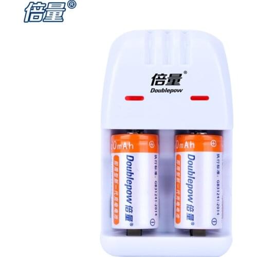 New 1 pcs K06 battery charger+2 pcs.CR123A 450mAh battery, lithium battery, rechargeable batteries, digital camera, polaroid