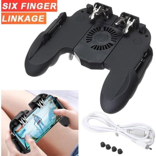 New Arrival Mobile Phone Stand Game Controller Fan Cooling Portable Adjustable Bracket Gamepad Cooler For 4.7-6.5 Inch Phones