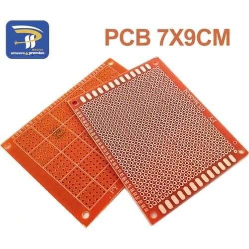 7x9cm 7*9cm Single Side Prototype 7x9 2.54mm PCB Breadboard Universal Board Experimental Bakelite Copper Plate Circuirt Board