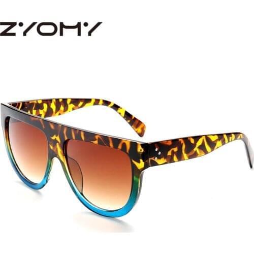 Q Gradient Color Lenses Sunglasses Unisex Women Brand Designer Driving Glasses Men Goggles Gafas Big Box Oculos De Sol UV400