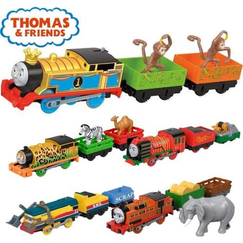 Thomas and Friends Collection Train Toy Electric Series 1:43 Design Alloy Animal Zoo Car Brinquedo For Children Christmas Gift