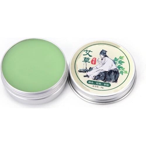 Herbal Moxa Moxibustion Cream Balm Mugwort Health Skin Care Repair Essential Massage Oil Relief Arthritis Neck/ Back Pain