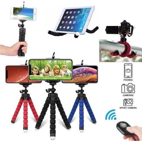 Tripod For iPhone Xiaomi Samsunng Huawei iOS Andriod Smartphone Selfie Stick Monopod Actopus Tripode Flexible Telefoon Statief