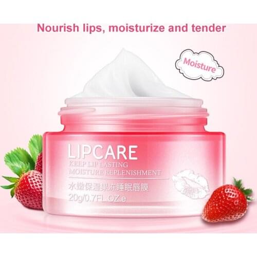 Hydrating Lip Mask Lips Care Moisturizing And Delicate Lips Mask Repair Lip Film Remove Dead Skin Lip Balm 20g TSLM1