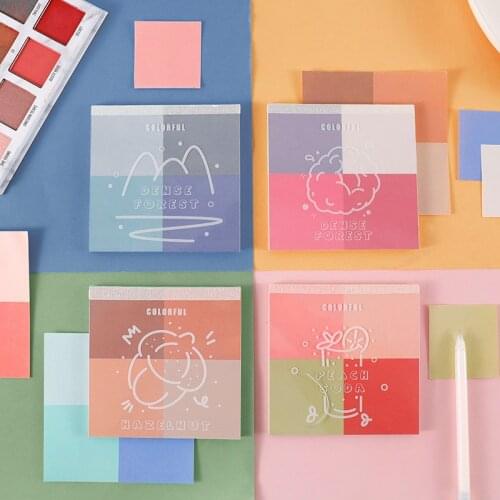 Yisuremia 30 Sheets Colorful Kawaii Memo Pads N Times Sticky Notes Post-it Note Scrapbook Journal Decoration School Stationery