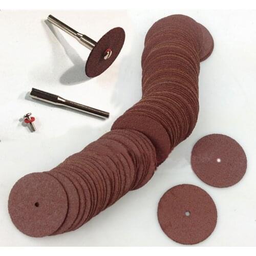 100x Dremel Cut Off Wheels 24mm abrasive grinding wheel Reinforced Discs for Dremel Rotary Red cutting disc circular saw blade