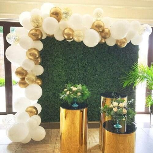 102PCS Platinum Party Theme Balloon Wreath Hawaiian Balloon Set Girls Boys Birthday Wedding Decoration Winter Birthday Party