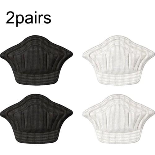 2pairs/pack Relief Pressure Thickened Heel Pad Comfort Non Slip Padding For Loose Shoes Cushion Filling Soft Anti Blister Sports