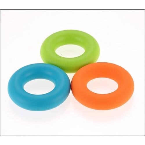 3 Pcs Silicone Grip Equipment Training Arm Muscles Finger Strength Grip Ring For Exercise Hand Recovery Trainer
