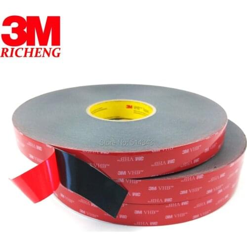 3M VHB 5925 Double Sided Adhesive Waterproof Acrylic Foam Tape 25MM*33M 1ROLL/LOt