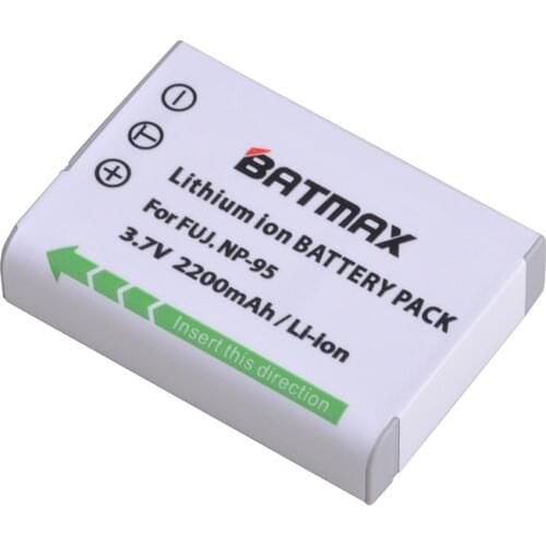 1Pcs 2200mAh NP-95 NP95 np 95 battery for Fujifilm FinePix F30 F31fd Real 3D W1 X-S1 X100 X100s RICOH GXR PM038 Camera Battery