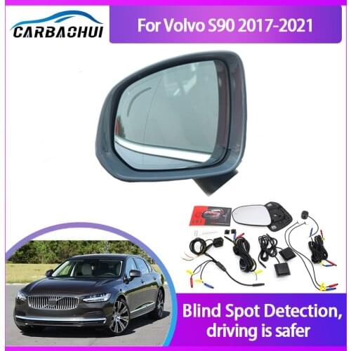 Car Blind Spot Mirror Radar Detection System for Volvo S90 2017-2021 BSD Microwave Blind Monitoring Assistant Driving Security
